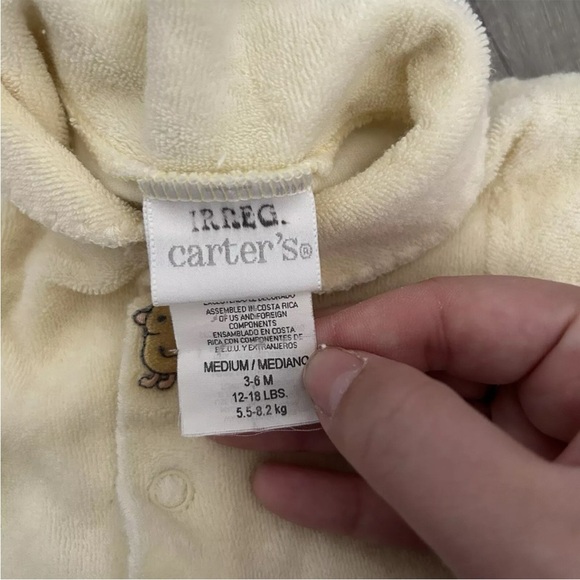 Baby Fleece Onesie with Duck Buttons - Picture 2 of 3